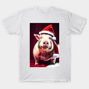 Christmas Pig (Christmas Animals) T-Shirt